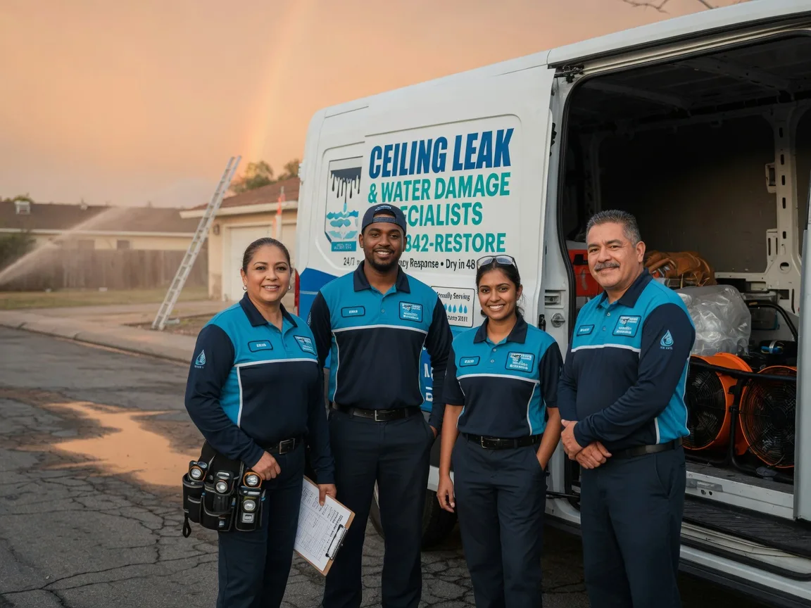 Ceiling Leak Cleanup company in Smiley, TX