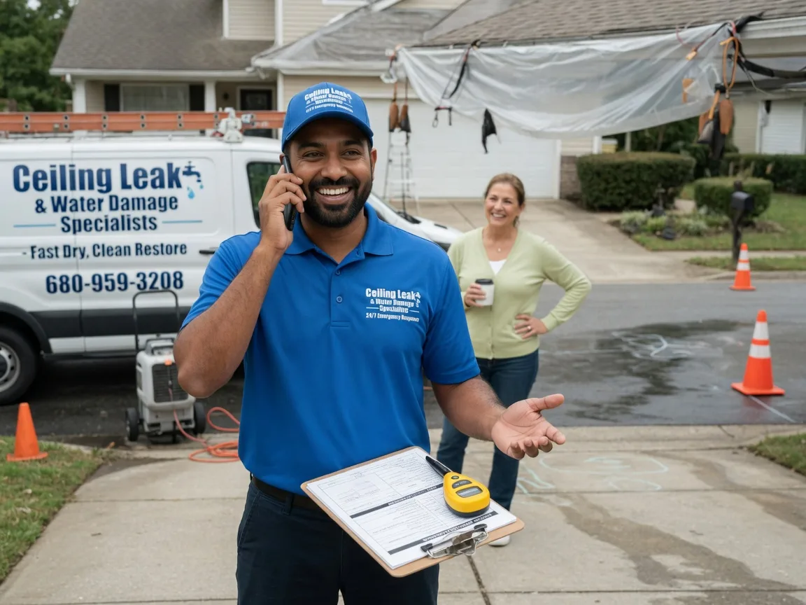 Ceiling Leak Cleanup Smiley, TX FAQs